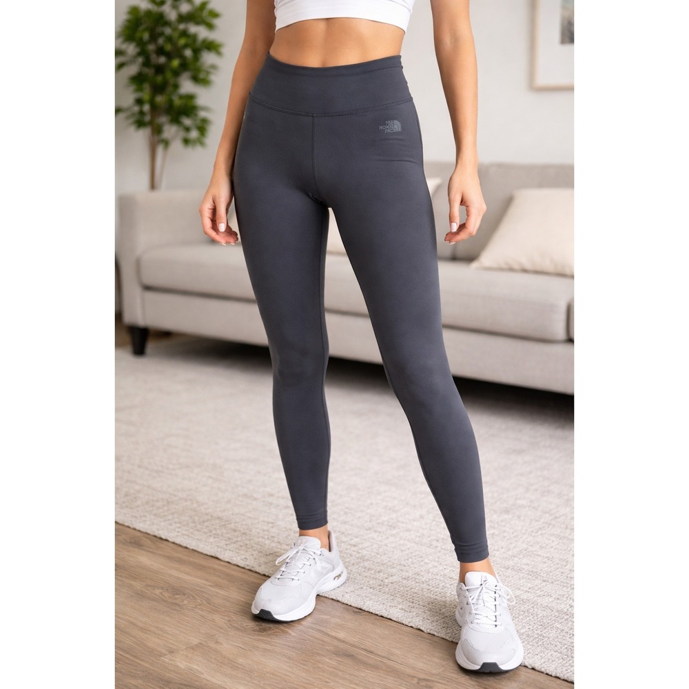 The North Face FlashDry Women's Athletic Leggings - Dark Gray - Size Large